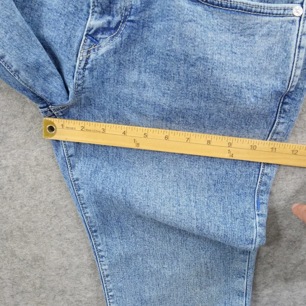 True Religion Jeans Mens 31 Blue Rocco Skinny Mid Rise Stretch Streetwear New
